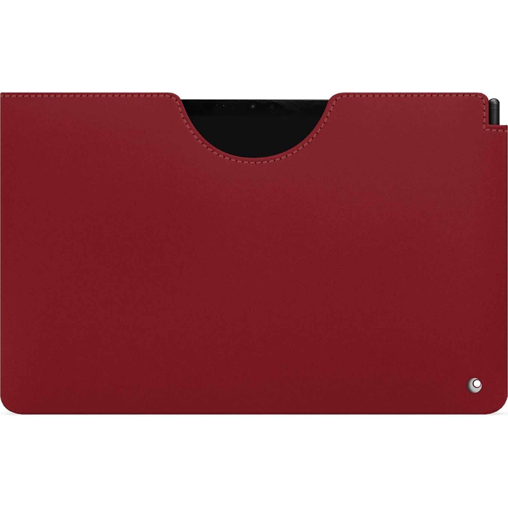 Noreve Lederschutzhülle (Galaxy Tab S9+), Tablet Hülle, Rot