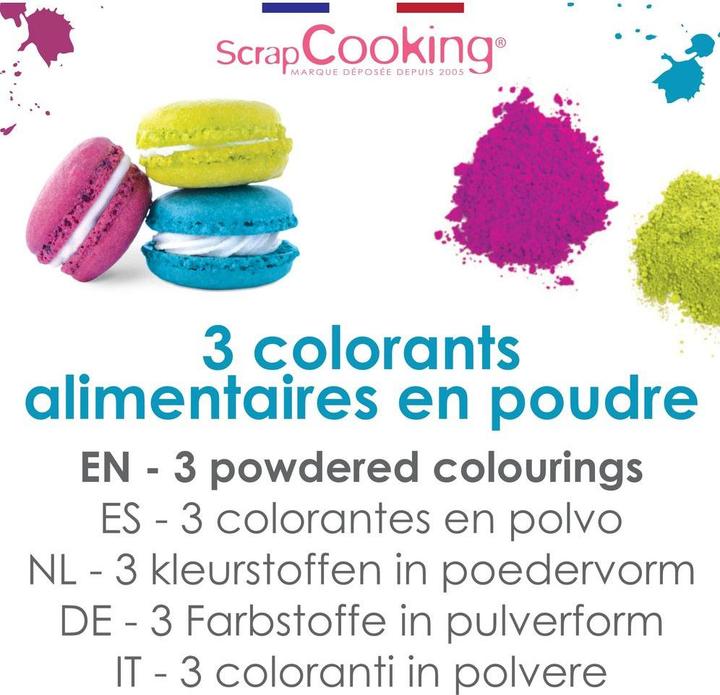 Produktbild ScrapCooking Farbbpulver Set