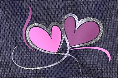 Image du produit Knorrtoys Poussette de poupée Sim - flying hearts blue pink