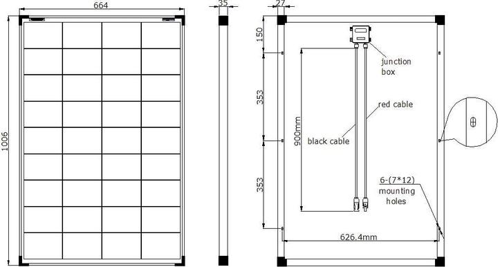 Produktbild Enjoy solar Poly 100W 12V (100 W)