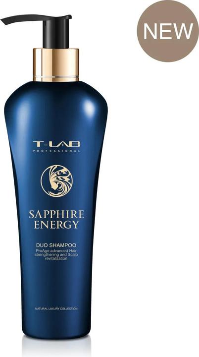 Actual product image T-Lab Professional Sapphire Energy Duo Shampoo 300 ml Unisex Professional (300 ml, Liquid shampoo)