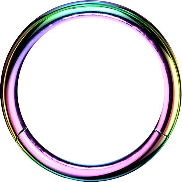 Immagine prodotto Star Piercing Anello a micro segmenti pieghevole colorato (Titanio, senza ottone)