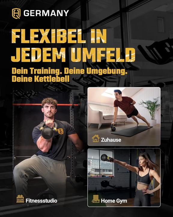 Actual product image Hq Germany Powdercoat Kettlebell