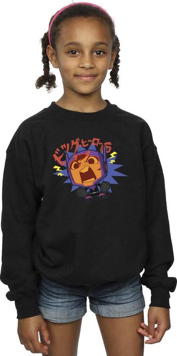 Produktbild Disney Big Hero 6 Baymax Hiro Angry Manga Sweatshirt Mädchen (116)