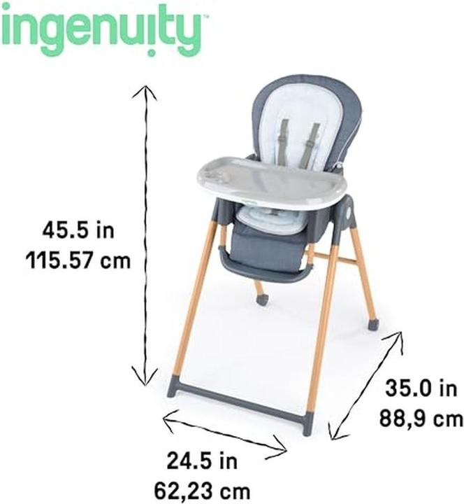 Produktbild Ingenuity Hochstuhl Grau