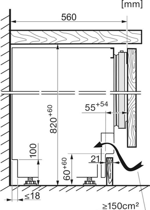 Produktbild Miele KU 7015 D (127 l)