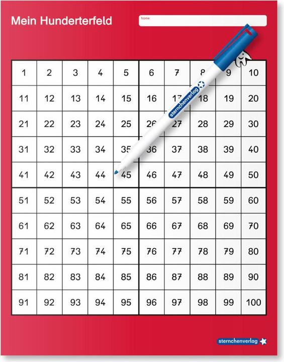 Produktbild Mein Hunderterfeld mit Stift (Deutsch)