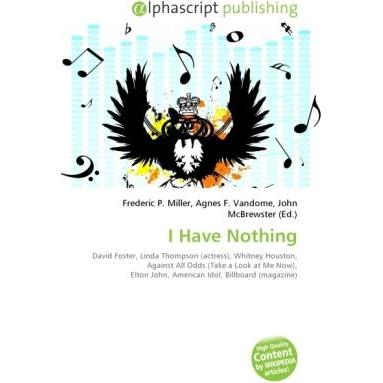 I Have Nothing, Fachbücher