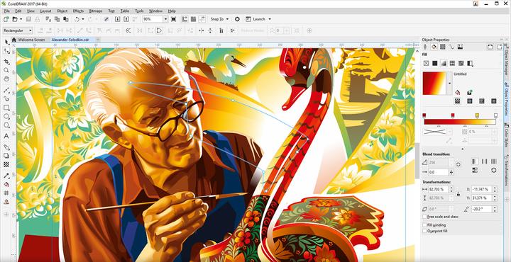 Produktbild Corel CorelDRAW Graphics Suite 2017 Upgrade (1 User, unbegrenzt)