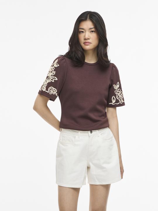 Image du produit Vila VIMIA Rundhals Sweatshirt mit kurzen Ärmeln (XXL)