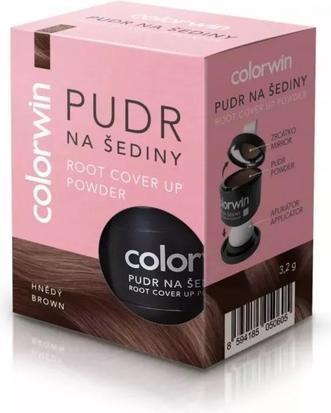 Colorwin Retouch Powder For Covering Gray Hair Brown 32g (Brown)