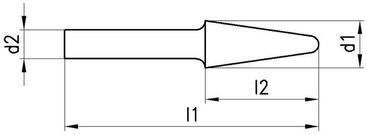 Actual product image Pferd Carbide burr