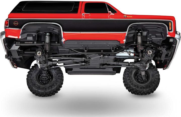 Image du produit Traxxas TRX-4 79 Chevy Blazer rouge/noir 1/10 Crawler RTR Brushed, Clipless, sans batterie ni chargeur (RTR Prêt à fonctionner)