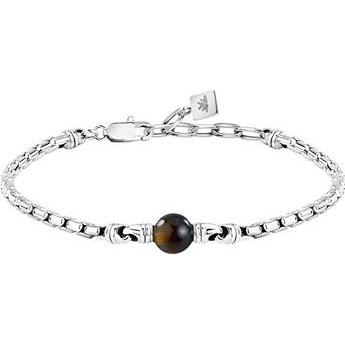 Morellato, Armschmuck, Men's Bracelet With Tiger Eye Pietre S1750