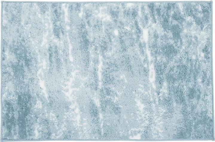 Kleine Wolke Nevoa bath rug 60 x 90 cm, light blue/white (60 x 90 cm)