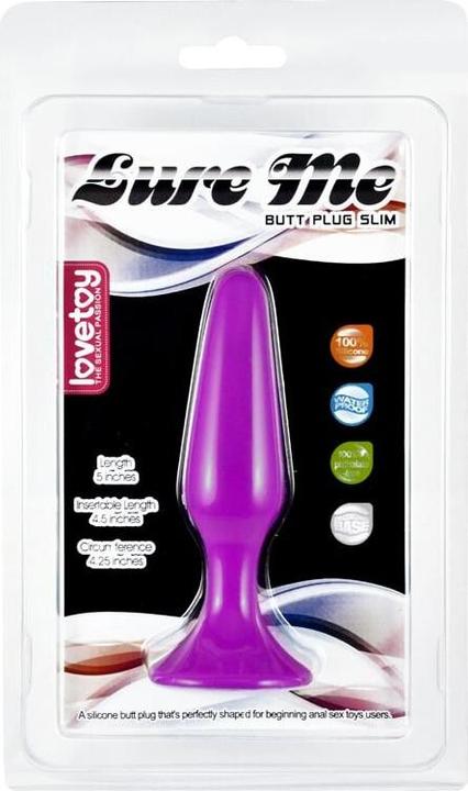 Actual product image Lovetoy Butt Plug "Lure Me" Small