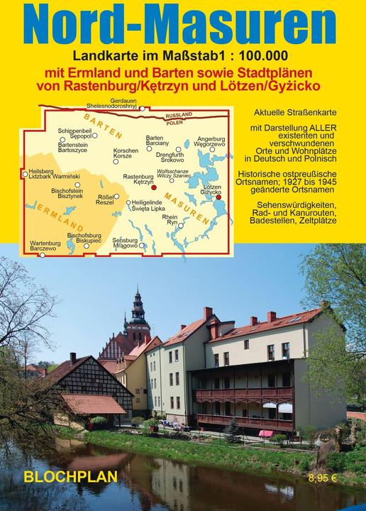 Produktbild Bloch:Landkarte Nord-Masuren