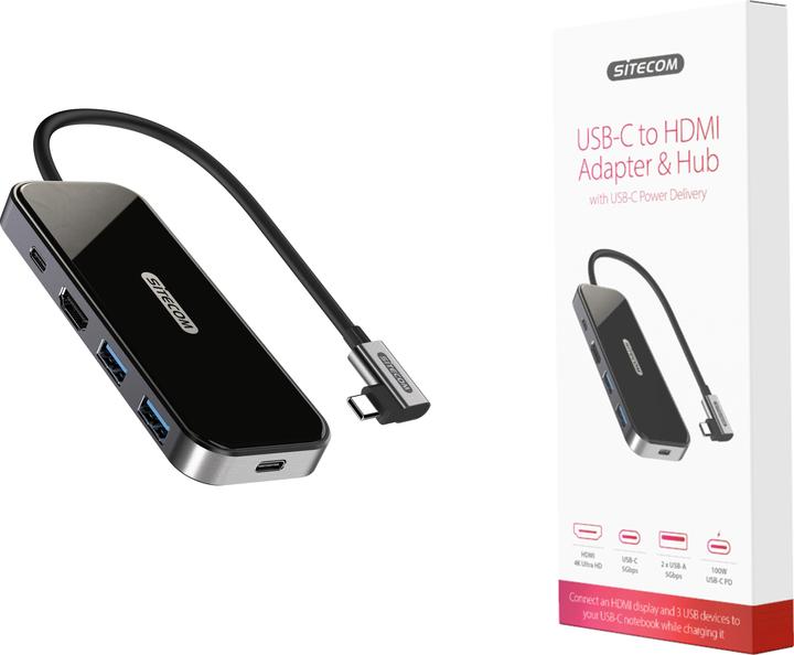 Sitecom USB-C - HDMI (USB-C, 5 ports)