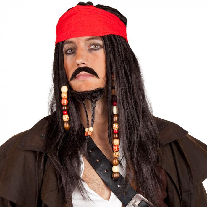 Actual product image Boland Tobias with bandana wig