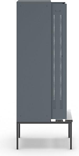 Actual product image Wolf Clothes locker with bench underneath (60 cm, 214 cm)