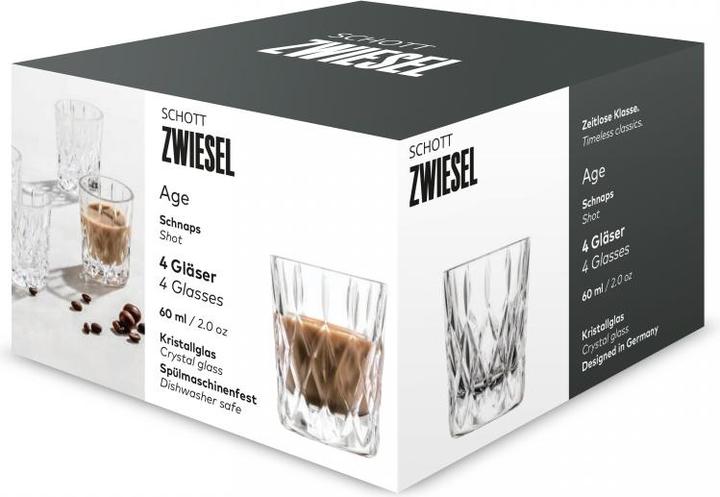 Produktbild Zwiesel Schnapsglas Age 35 4 Stück (0.60 dl, 4 x, Schnapsgläser + Shotgläser)
