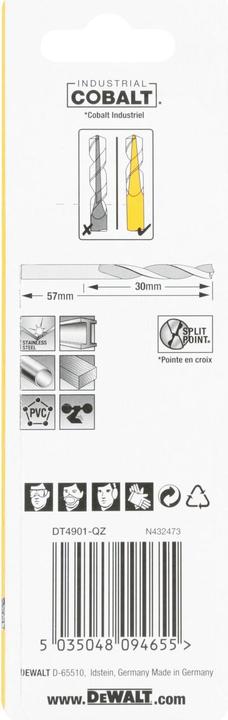 Actual product image DeWalt Metal drill (2.5 millimetres)