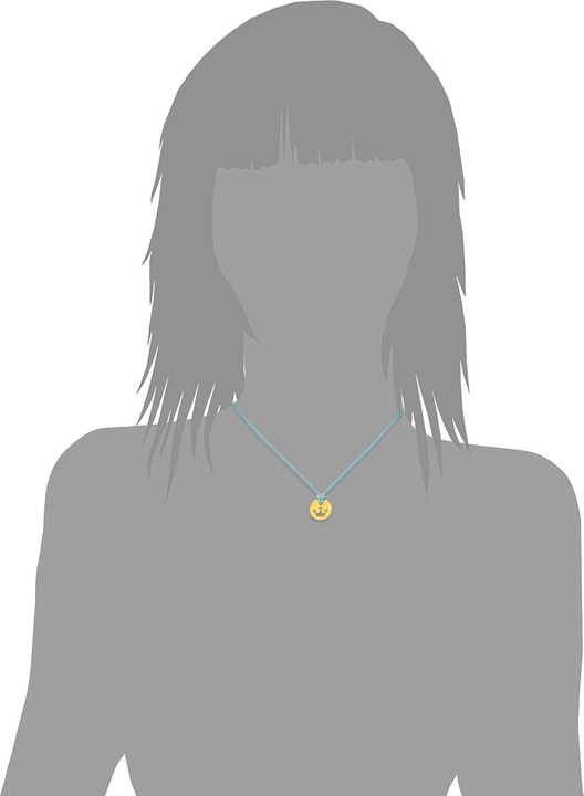 Produktbild Prinzessin Lillifee Halskette für Mädchen, Edelstahl IP Gold, (synth.) Zirkonia | Krone (Edelstahl, Textil, 35 cm)
