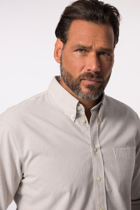 Produktbild JP1880 JP 1880 Streifen-Hemd, Langarm, Buttondown-Kragen, Modern Fit (5XL)