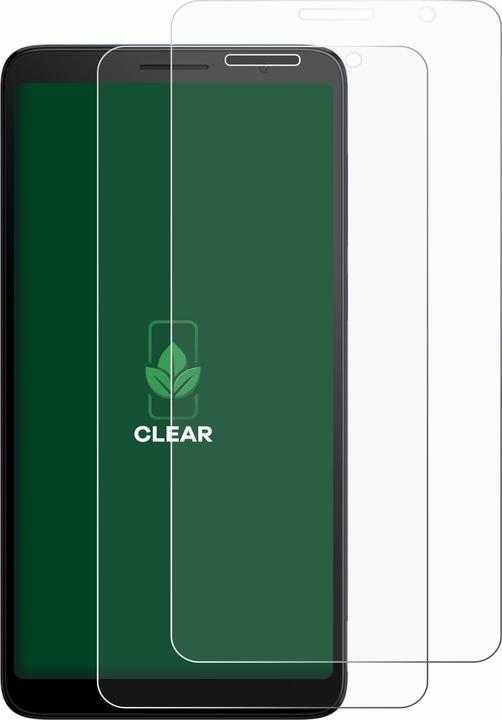 Produktbild ScreenLeaf Schutzfolie nachhaltiger Displayschutz Displayschutzfolie Folie Klar Transparent (2 Stück, HTC Desire 501)
