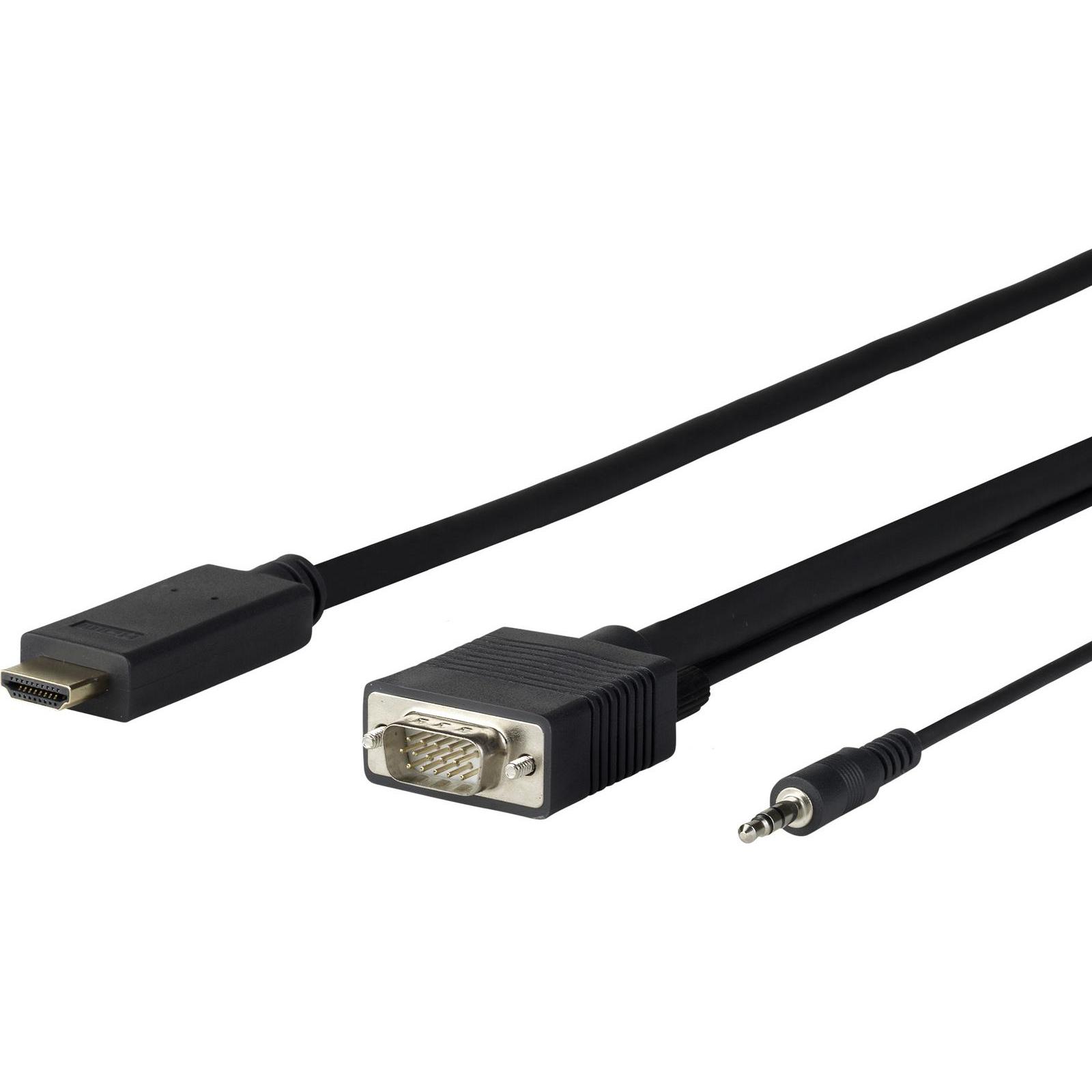 Vivolink HDMI (Typ A) — 3.5mm Klinke VGA (1 m, HDMI, VGA), Video Kabel
