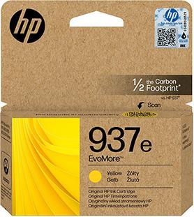Produktbild HP Hewlett-Packard 937e EvoMore Yellow Original Ink Cart, 937e (Y)
