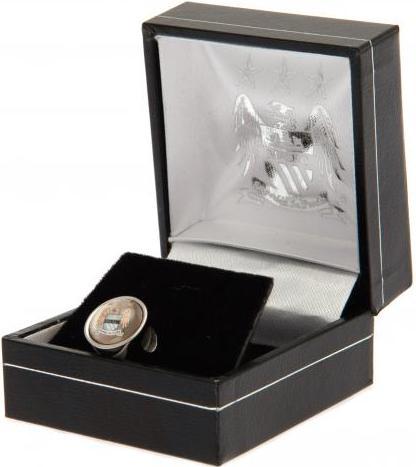 Immagine prodotto Manchester City FC Ciondolo bracciale con stemma (1 cm, Acciaio inossidabile)