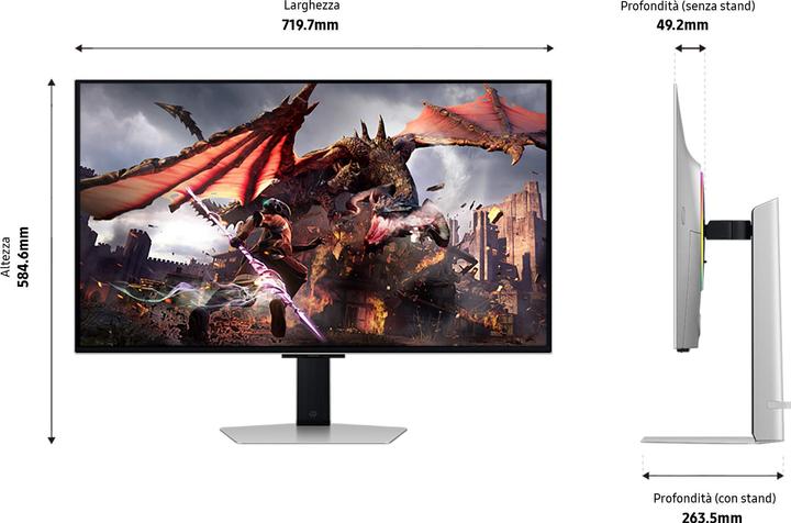 Produktbild Samsung Odyssey OLED G8 - G80SD (3840 x 2160 Pixel, 32")