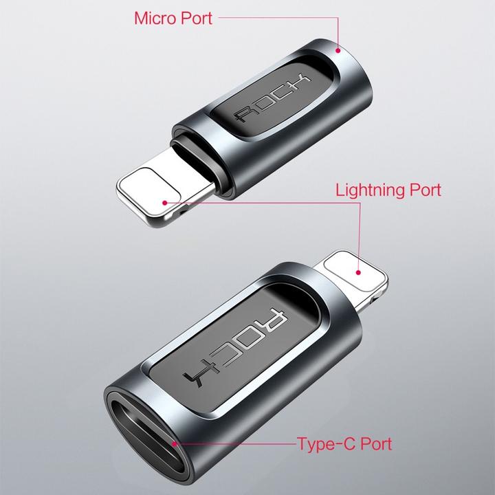 Produktbild Rock USB-C zu Lightning Adapter (USB Typ C, Lightning)