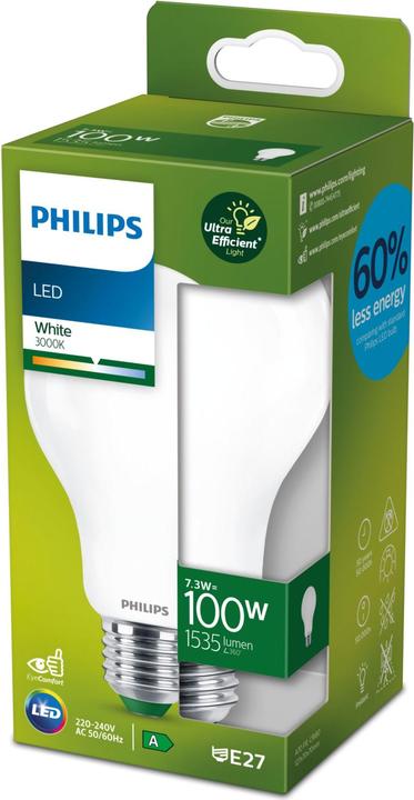 Actual product image Philips Led Cla (E27, 7.30 W, 1535 lm, 1 x, A)