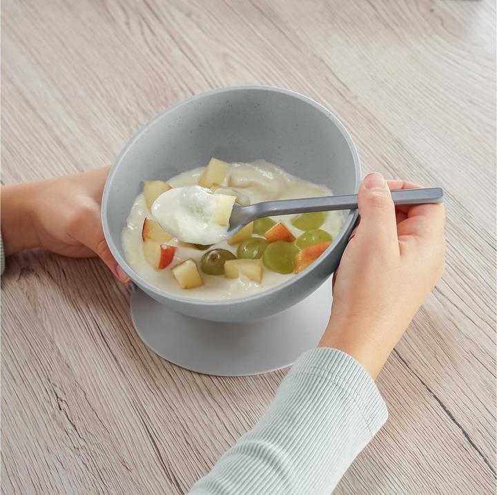 Actual product image Reer Growing Bowl with suction cup grey