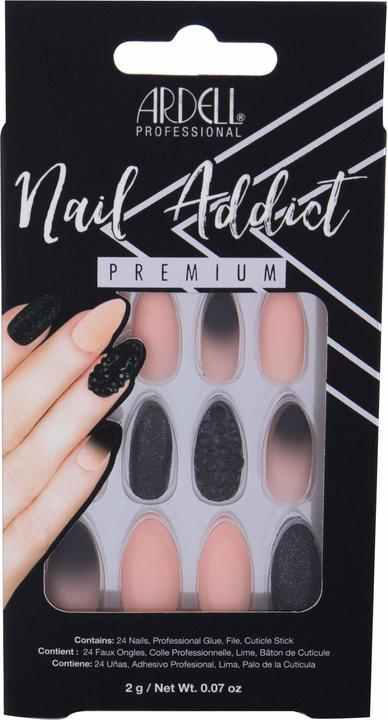 Ardell Nail Addict - Nail Addict Black Stud & Pink Ombre (Künstliche Wimpern)