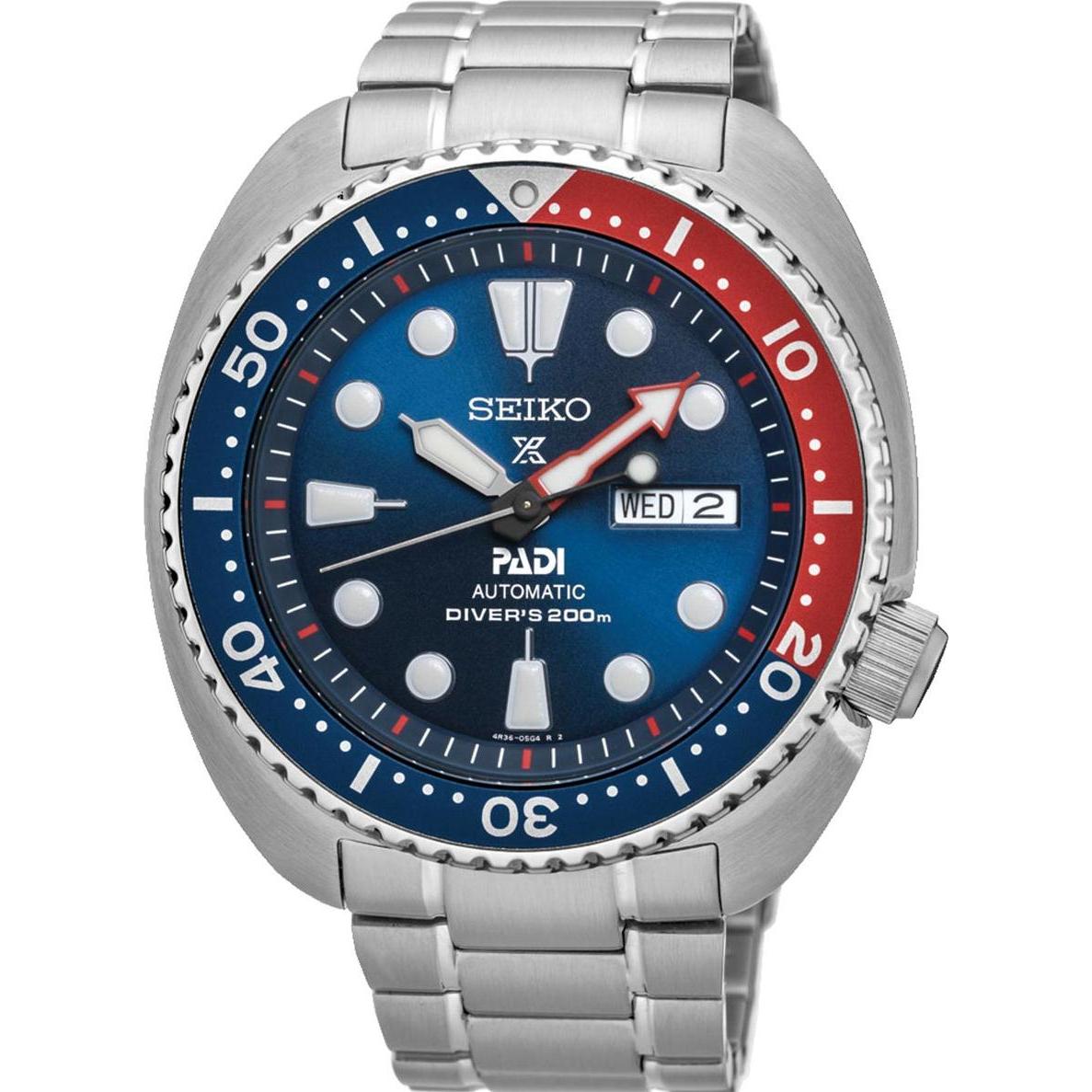 Seiko, Orologio da polso, Opuscolo Subacqueo Automatico, Argento, (Orologio sub, 44 mm)