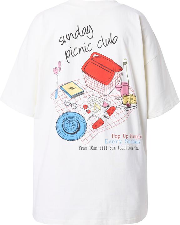 Actual product image Studio Untold T-Shirt, oversized, Picnic-Rückenprint (46, 48)