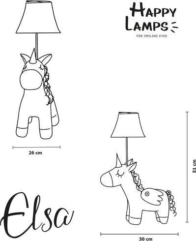 Produktbild Happy Lamps Elsa das Einhorn
