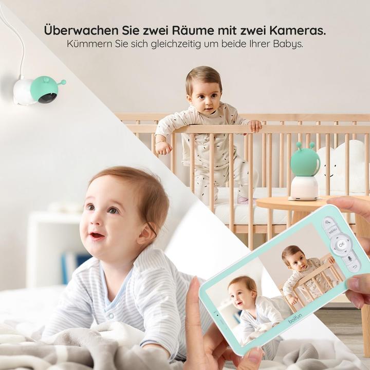 Produktbild Boifun Babyphone mit 2 Kameras und 2K HD Bildqualität (Babyphone mit Kamera)