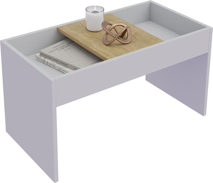 VCM Holz Beistelltisch | Maße H. 55 x B. 50 x T. 30 cm | Nachttisch