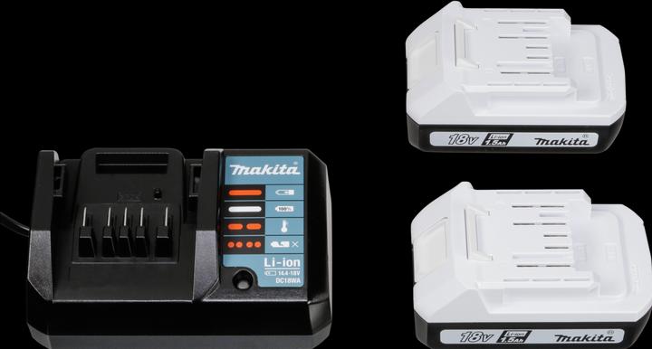 Actual product image Makita HP457DWEX4 Set (Rechargeable battery operated)