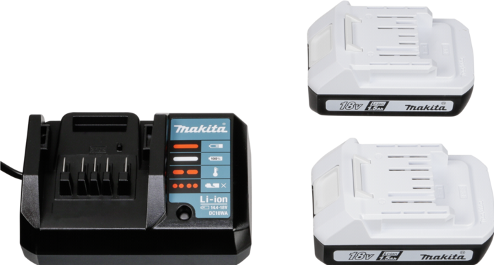 Actual product image Makita HP457DWEX4 Set (Rechargeable battery operated)
