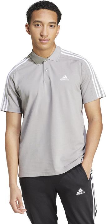 Actual product image adidas embroidered polo shirt essentials 3-stripes small logo (3XL)