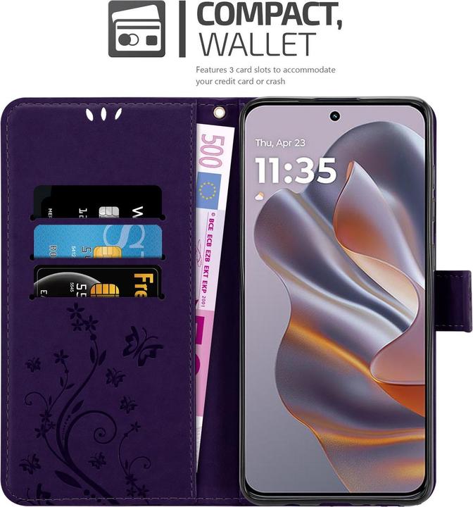 Image du produit Cadorabo Coque pour Motorola Moto Edge 50 Neo pour Fleur Book (Motorola Moto Edge 50)