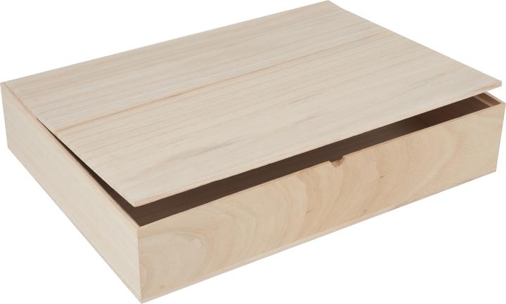 Actual product image VBS Holzbox mit losem Deckel (32 x 23.5 x 6 cm)