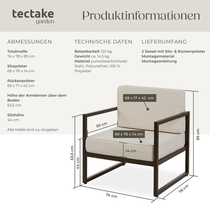 Actual product image tectake Comosa