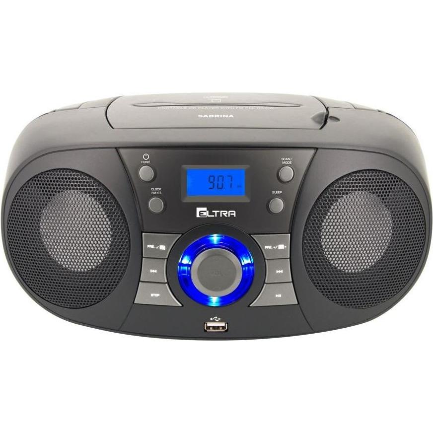 Elta Sabrina ha un CD 60BT juodas (FM, Bluetooth), Radio, Nero