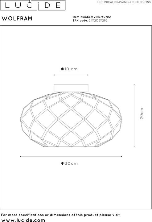 Produktbild Lucide Wolfram (E27)
